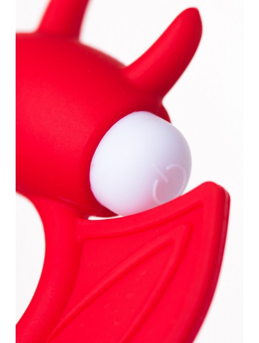 Красное эрекционное кольцо на пенис JOS COCKY DEVIL - JOS - в Москве купить с доставкой