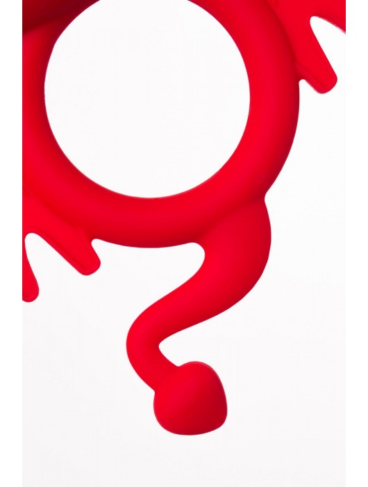 Красное эрекционное кольцо на пенис JOS COCKY DEVIL - JOS - в Москве купить с доставкой