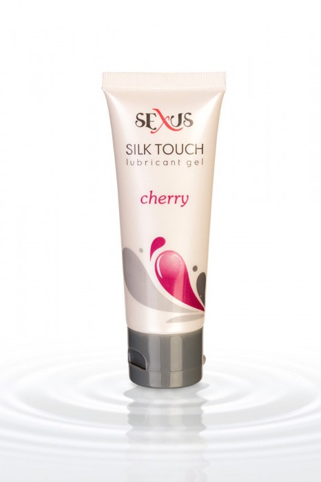Увлажняющая смазка с ароматом вишни Silk Touch Cherry - 50 мл. - Sexus - купить с доставкой в Москве