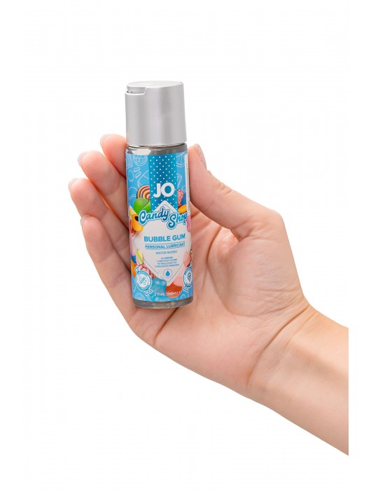 Смазка на водной основе Candy Shop Bubblegum с ароматом жвачки - 60 мл. - System JO - купить с доставкой в Москве