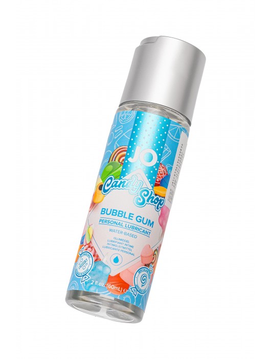 Смазка на водной основе Candy Shop Bubblegum с ароматом жвачки - 60 мл. - System JO - купить с доставкой в Москве