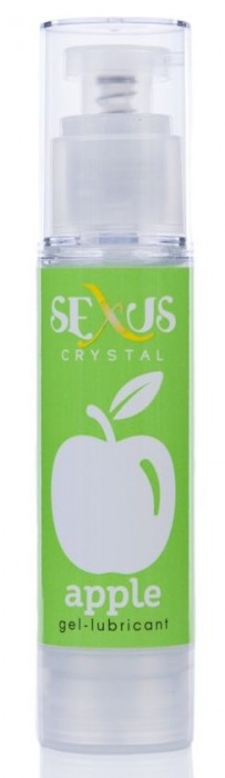 Увлажняющий лубрикант с ароматом яблока Crystal Apple - 60 мл. - Sexus - купить с доставкой в Москве