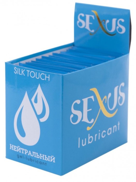 Набор из 50 пробников увлажняющей гель-смазки на водной основе Silk Touch Neutral  по 6 мл. каждый - Sexus - купить с доставкой в Москве