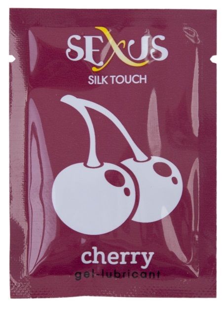 Набор из 50 пробников увлажняющей гель-смазки с ароматом вишни Silk Touch Cherry по 6 мл. каждый - Sexus - купить с доставкой в Москве