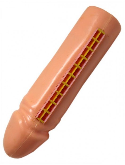 Губная гармошка  Шалун  в форме пениса - Play Star - купить с доставкой в Москве