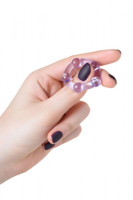 Фиолетовое эрекционное кольцо A-Toys - A-toys - в Москве купить с доставкой