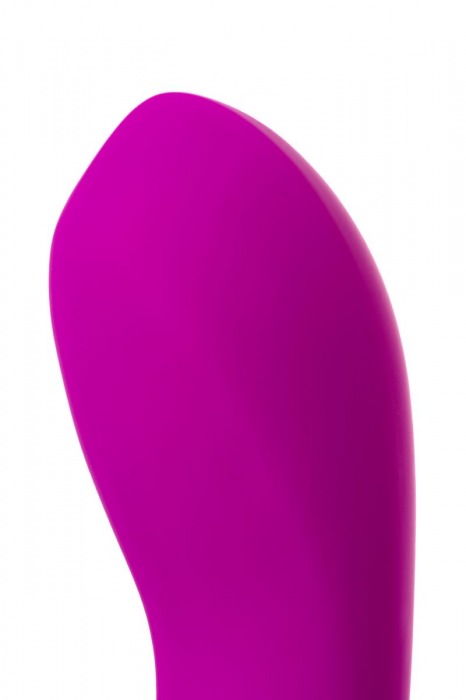 Розовый силиконовый вибратор с клиторальным стимулятором A-Toys Mady - 20,4 см. - A-toys