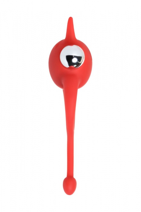 Красное виброкольцо с хвостиком JOS NICK - JOS - в Москве купить с доставкой