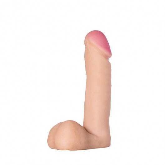 Трусики Harness с реалистичной насадкой-фаллосом №52 - 17 см. - Джага-Джага - купить с доставкой в Москве