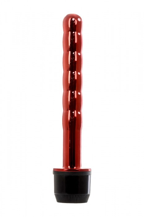 Классический вибратор TOYFA Trio Vibe красного цвета - 18 см. - Toyfa Basic