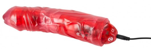 Красный вибромассажер Rechargeable Big Vibe - 23,3 см. - Orion