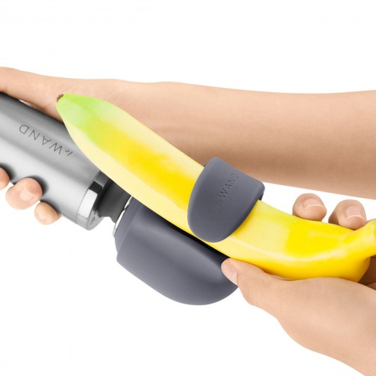 Серая насадка LOOP на массажер Le Wand для фаллостимуляции - Le Wand - в Москве купить с доставкой