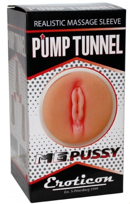 Прозрачная насадка-вагина для помпы PUMP TUNNEL M6 PUSSY - Eroticon - в Москве купить с доставкой