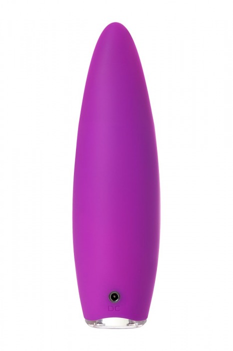 Фиолетовый клиторальный стимулятор с ресничками JOS ALICIA - 15,5 см. - JOS