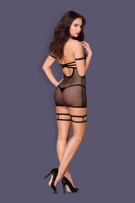 Волнующая сорочка с комплектом аксессуаров - Obsessive купить с доставкой