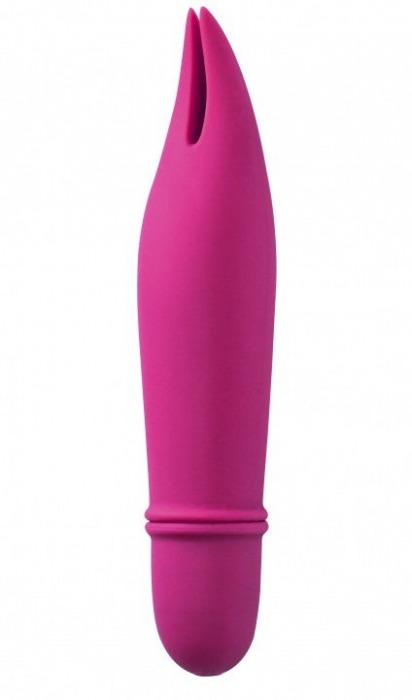 Розовый мини-вибратор Universe Teasing Ears - 12,5 см. - Lola Games