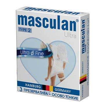 Ультратонкие презервативы Masculan Ultra Fine с обильной смазкой - 3 шт. - Masculan - купить с доставкой в Москве
