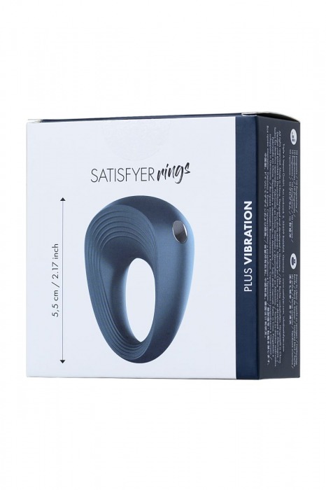 Синее эрекционное кольцо на пенис Satisfyer Ring 2 - Satisfyer - в Москве купить с доставкой