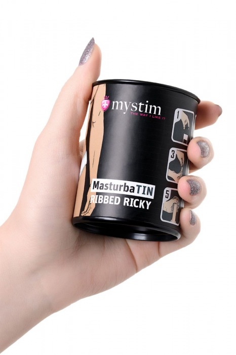 Компактный мастурбатор MasturbaTIN Ribbed Ricky - MyStim - в Москве купить с доставкой