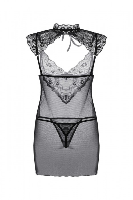Полупрозрачная кружевная комбинация Luscious - Candy Girl купить с доставкой