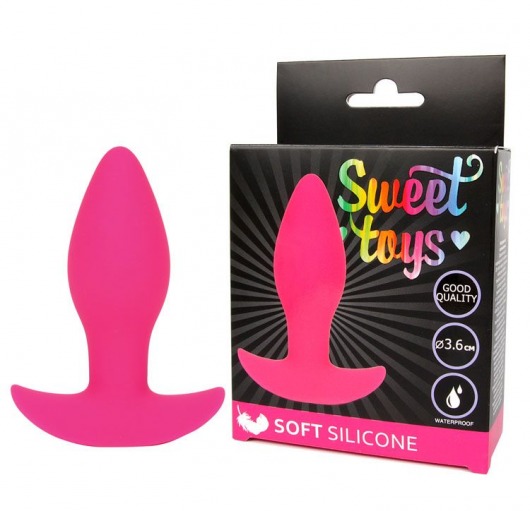 Розовая анальная втулка Sweet Toys - 8,5 см. - Bior toys