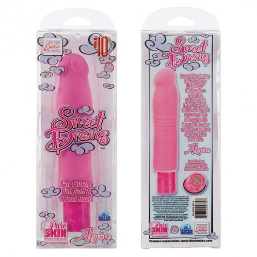 Розовый вибромассажер Aspire Sweet Dreams - 16 см. - California Exotic Novelties