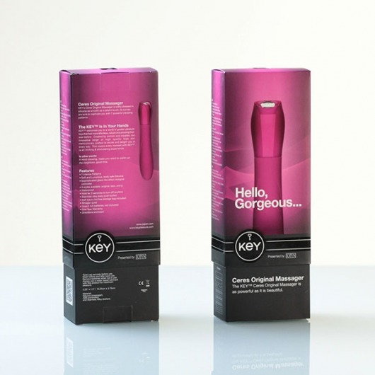 Мощный розовый вибромассажер Ceres Original Pink - Jopen