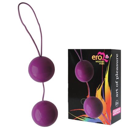 Фиолетовые вагинальные шарики Balls - Erowoman-Eroman