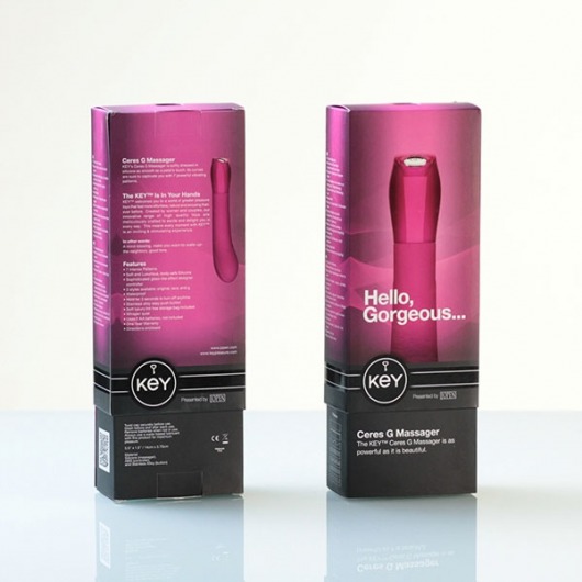 Розовый вибромассажер Ceres G Spot - Jopen