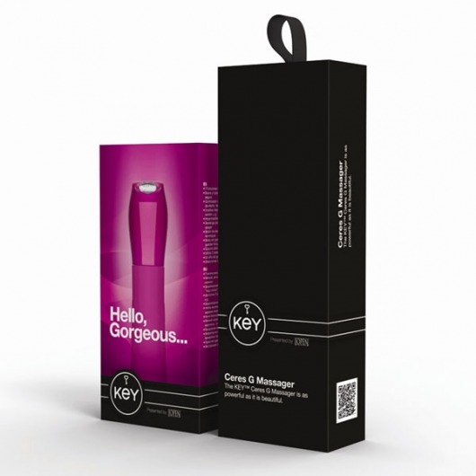 Розовый вибромассажер Ceres G Spot - Jopen