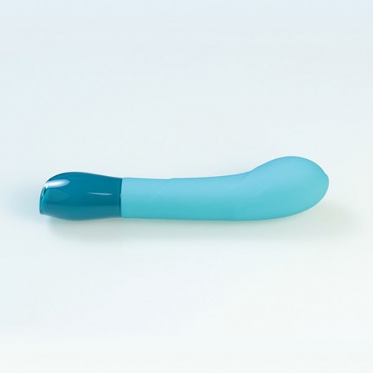 Голубой вибромассажер с изогнутой головкой Ceres G Spot - Jopen
