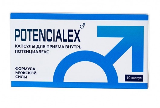Средство для мужчин Potencialex - 10 капсул - Капиталпродукт - купить с доставкой в Москве