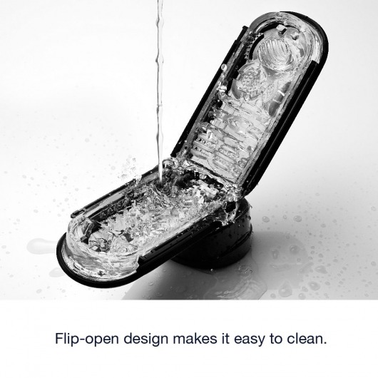 Черный мастурбатор Flip Zero - Tenga - в Москве купить с доставкой