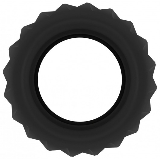 Черное эрекционное кольцо SONO №40 - Shots Media BV - в Москве купить с доставкой