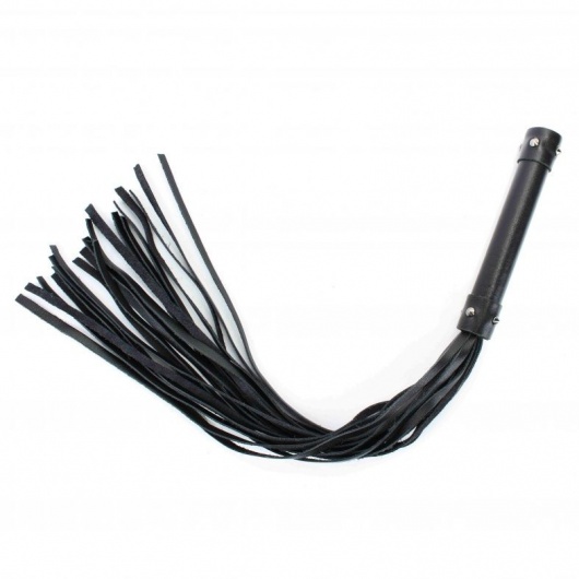 Черная длинная плеть с шипами - 55 см. - БДСМ Арсенал - купить с доставкой в Москве