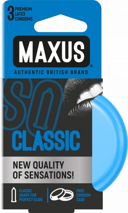 Классические презервативы в железном кейсе MAXUS Classic - 3 шт. - Maxus - купить с доставкой в Москве