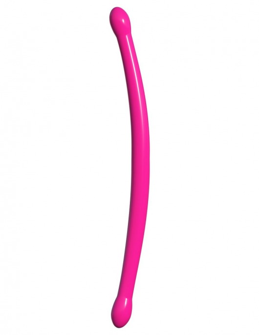 Розовый двусторонний гибкий фаллоимитатор Double Whammy - 43,8 см. - Pipedream