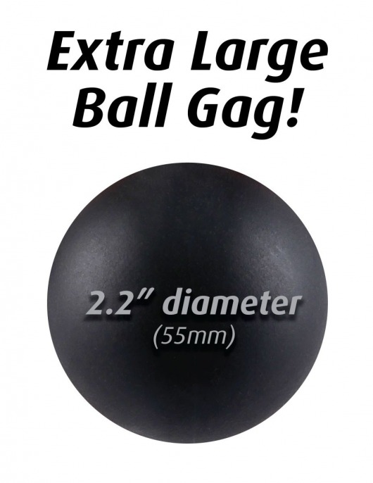 Большой кляп-шарик Extreme Ball Gag - Pipedream - купить с доставкой в Москве