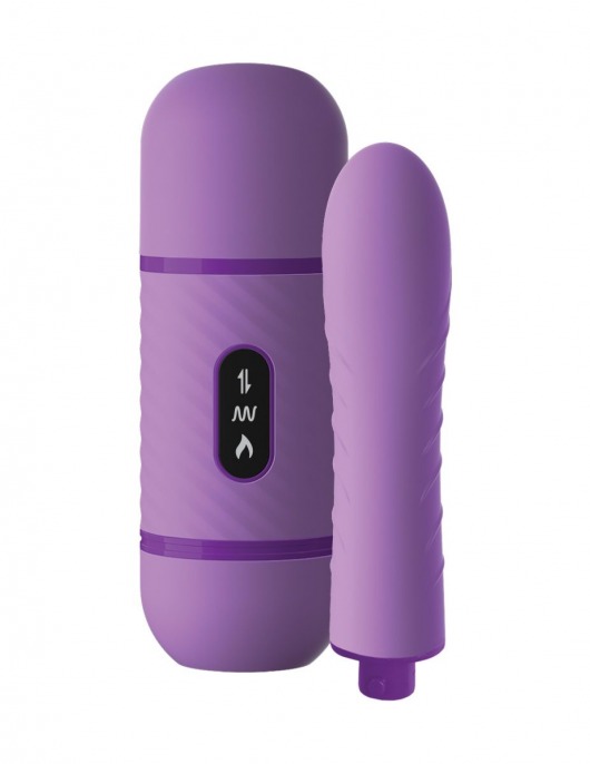 Фиолетовый автоматический вибромассажер с функцией поступательных движений Love Thrust-Her - Pipedream - купить с доставкой в Москве