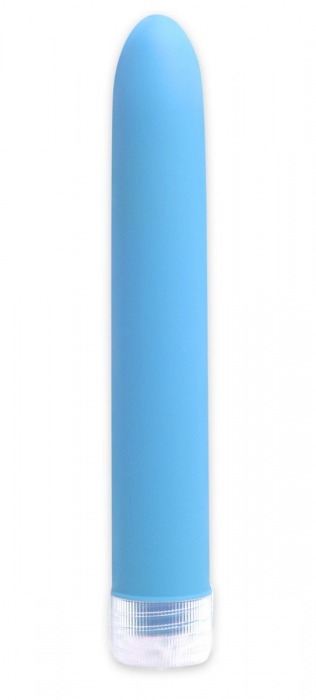 Неоново-голубой вибратор Neon Luv Touch Vibe - 17 см. - Pipedream