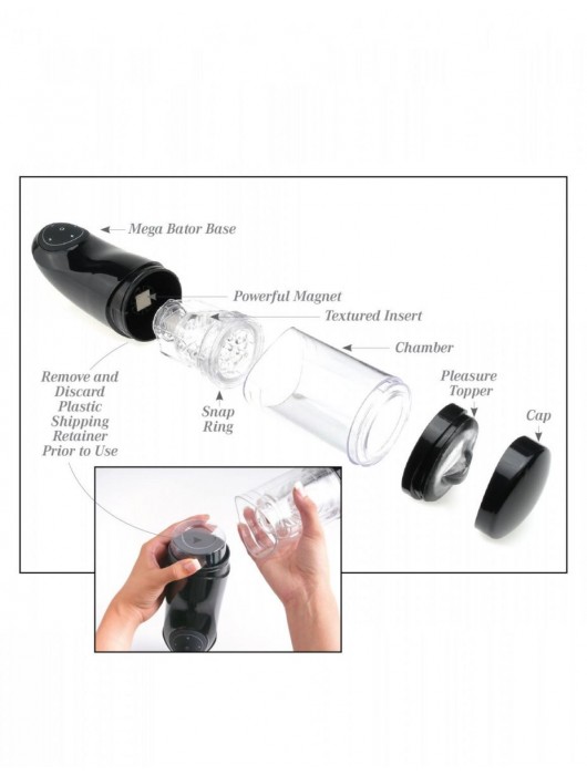 Автоматический мастурбатор-ротик с подсветкой Mega-Bator Mouth - Pipedream - в Москве купить с доставкой