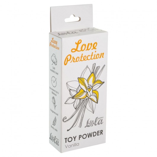 Пудра для игрушек Love Protection с ароматом ванили - 15 гр. - Lola Games - купить с доставкой в Москве