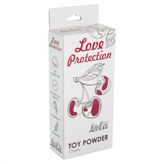 Пудра для игрушек Love Protection с ароматом вишни - 30 гр. - Lola Games - купить с доставкой в Москве