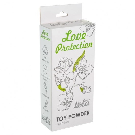 Пудра для игрушек Love Protection с ароматом жасмина - 30 гр. - Lola Games - купить с доставкой в Москве