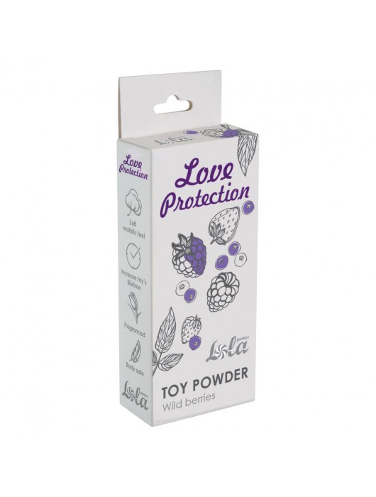 Пудра для игрушек Love Protection с ароматом лесных ягод - 15 гр. - Lola Games - купить с доставкой в Москве