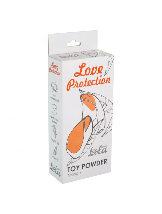 Пудра для игрушек Love Protection с ароматом манго - 30 гр. - Lola Games - купить с доставкой в Москве