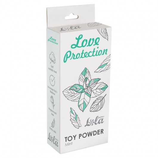 Пудра для игрушек Love Protection с ароматом мяты - 30 гр. - Lola Games - купить с доставкой в Москве