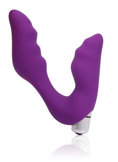 Фиолетовый вибромассажер Сosmo - 12,7 см. - Bior toys