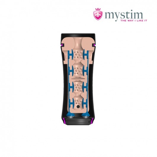 Мастурбатор-анус Opus E Donut с возможностью подключения электростимуляции - MyStim - купить с доставкой в Москве