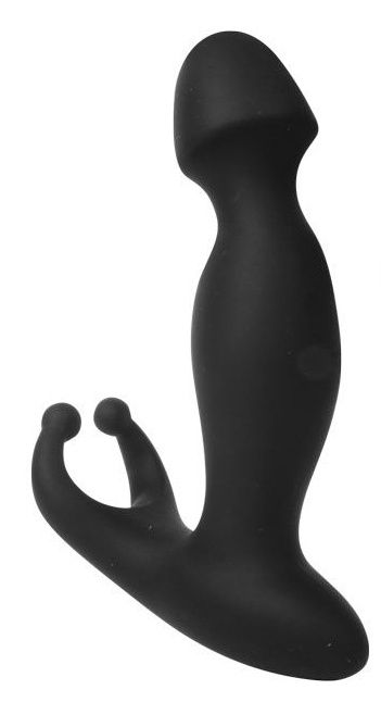 Черный силиконовый массажер простаты Sex Expert - 11,7 см. - Bior toys - в Москве купить с доставкой
